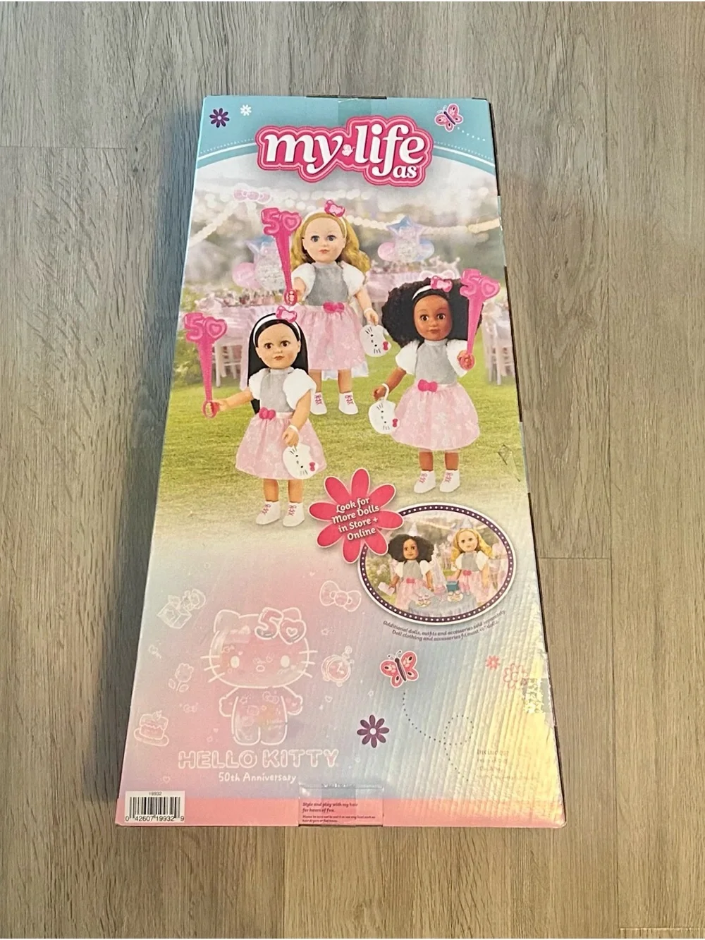 My Life As Hello Kitty 50th Anniversary Doll Blonde 18” New in Box